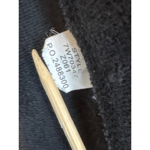 Y2K Lucky Brand Asian Floral Full Zip Hoodie Small Grunge Cherry Blossoms Black - Picture 9 of 9